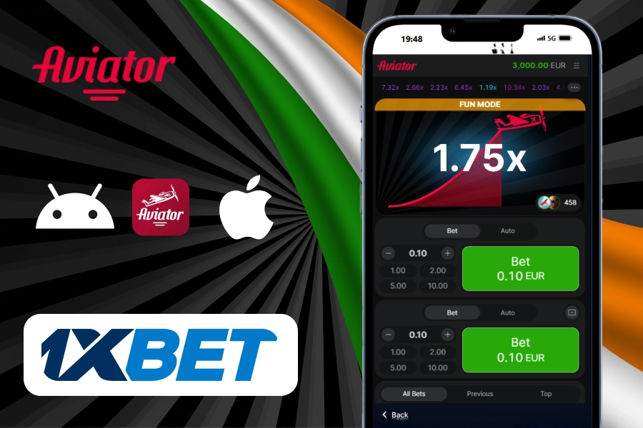 Phone screen and 1xbet logoPhone screen and 1xbet logo
