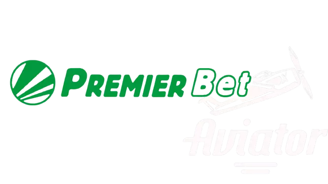 Logos of the Premier Bet casino and Aviator game