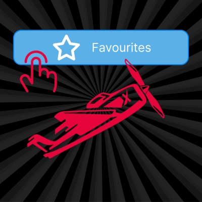 Aviator logo and Favourites field