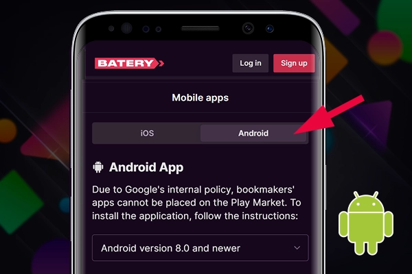 the arrow shows where you can find the foil for installing theapplication