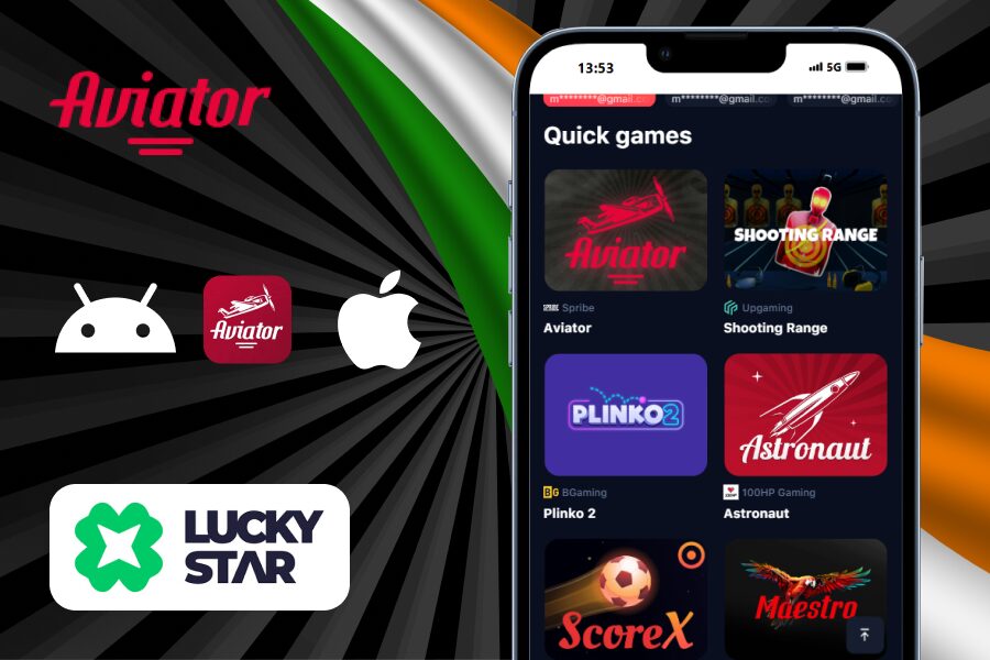 Phone screen and LuckyStarlogo